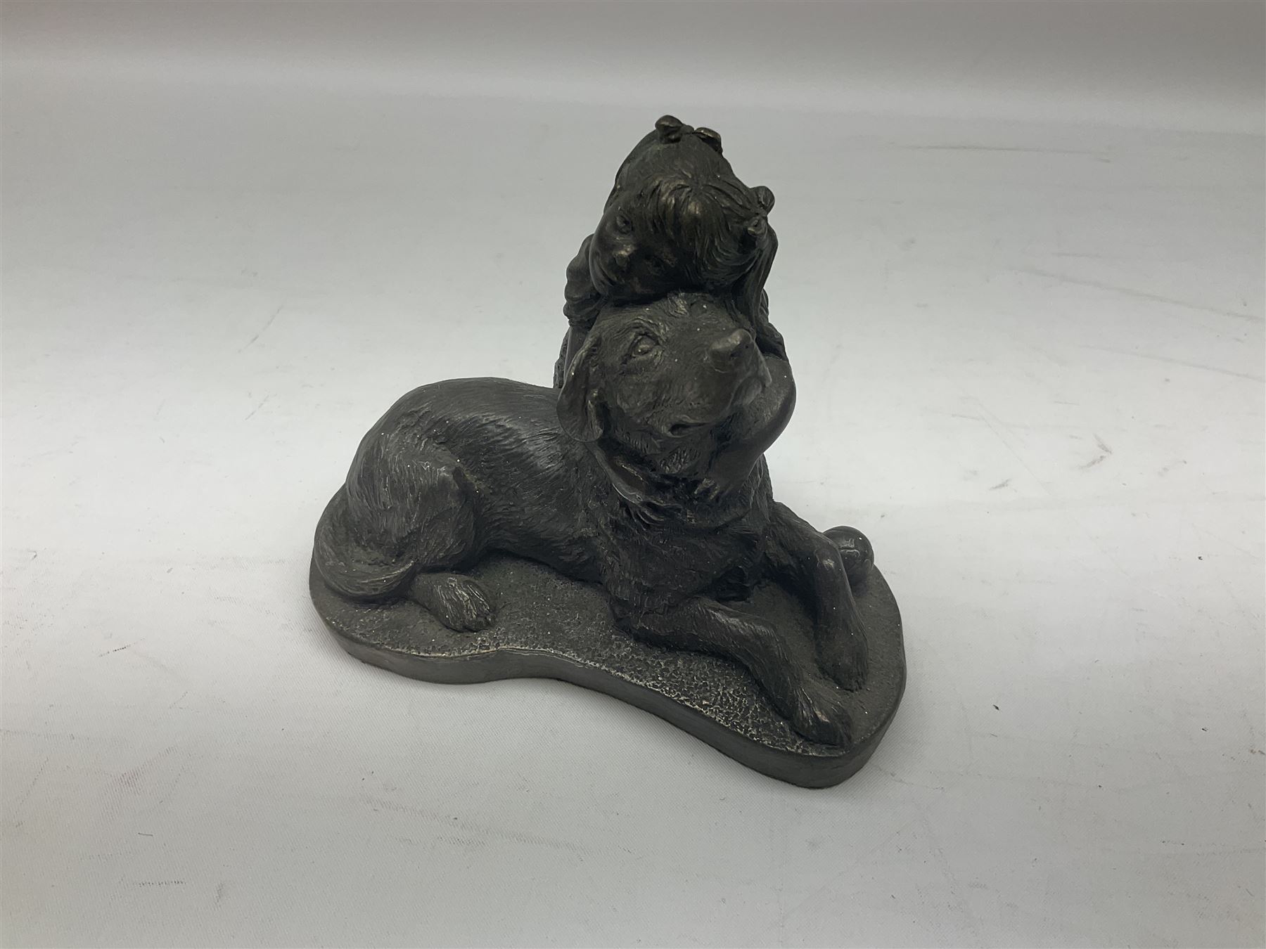 Cast bronze figures of dogs to include examples marked J. Spouse, David Hughes, Anne Godfrey, Lindner and other bronzed examples etc