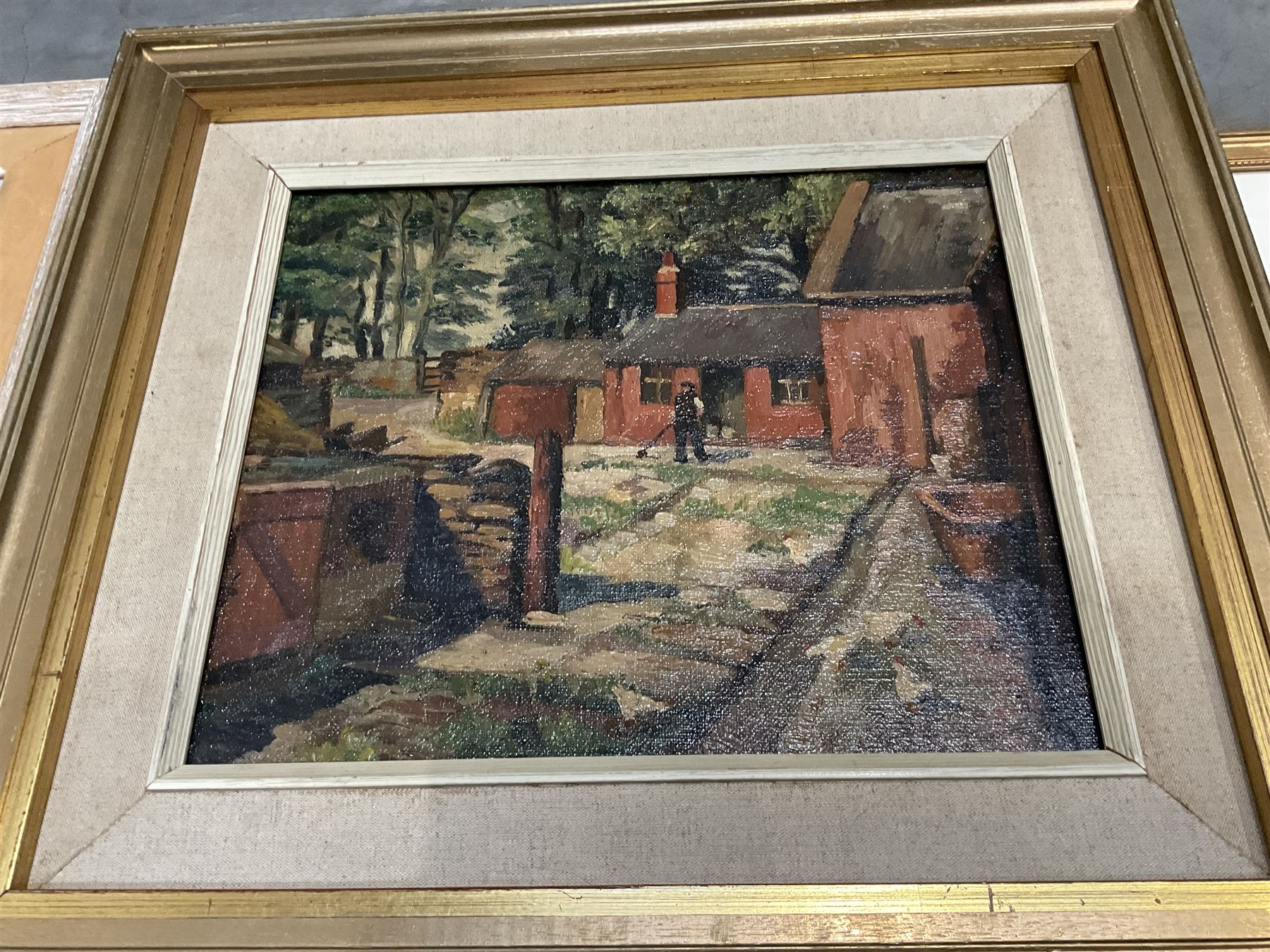 Collection of oil paintings and watercolours, artists including Geoffrey H Poole, Thomas Monro, Paul Marny, Robert Clarkson of Scarborough, classical watercolour, etc (16)