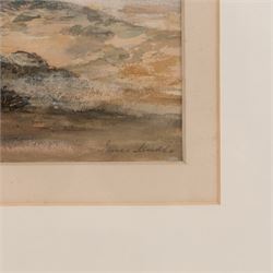 James Mudd (British 1821-1906): 'Leasowe Lighthouse New Brighton', watercolour signed and titled in pencil, 25cm x 35cm; Douglas Ian Smart (British 1879-1970): 'Lerida' Spain, watercolour signed and titled 25cm x 36cm (2)