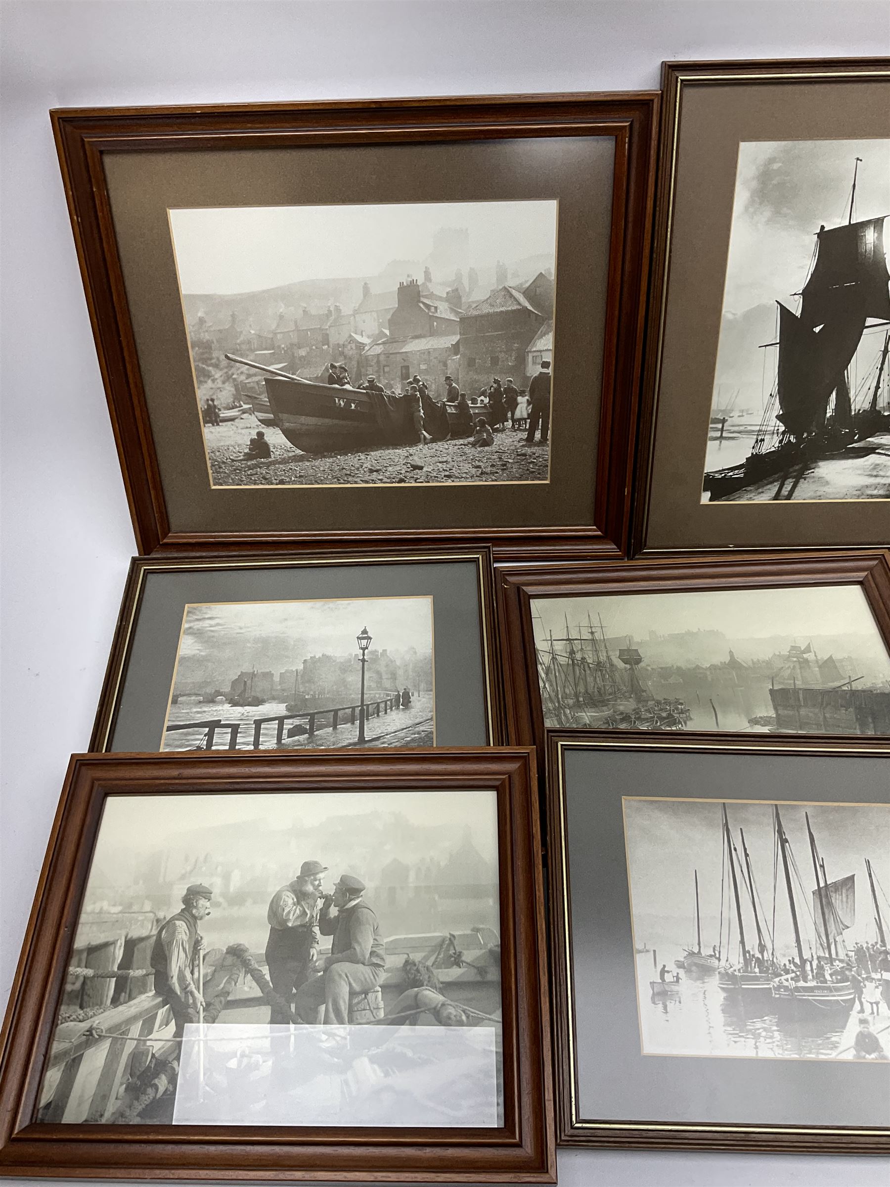 Collection of prints published by the Sutcliffe Gallery, including prints of Scarborough and Whitby (10).  