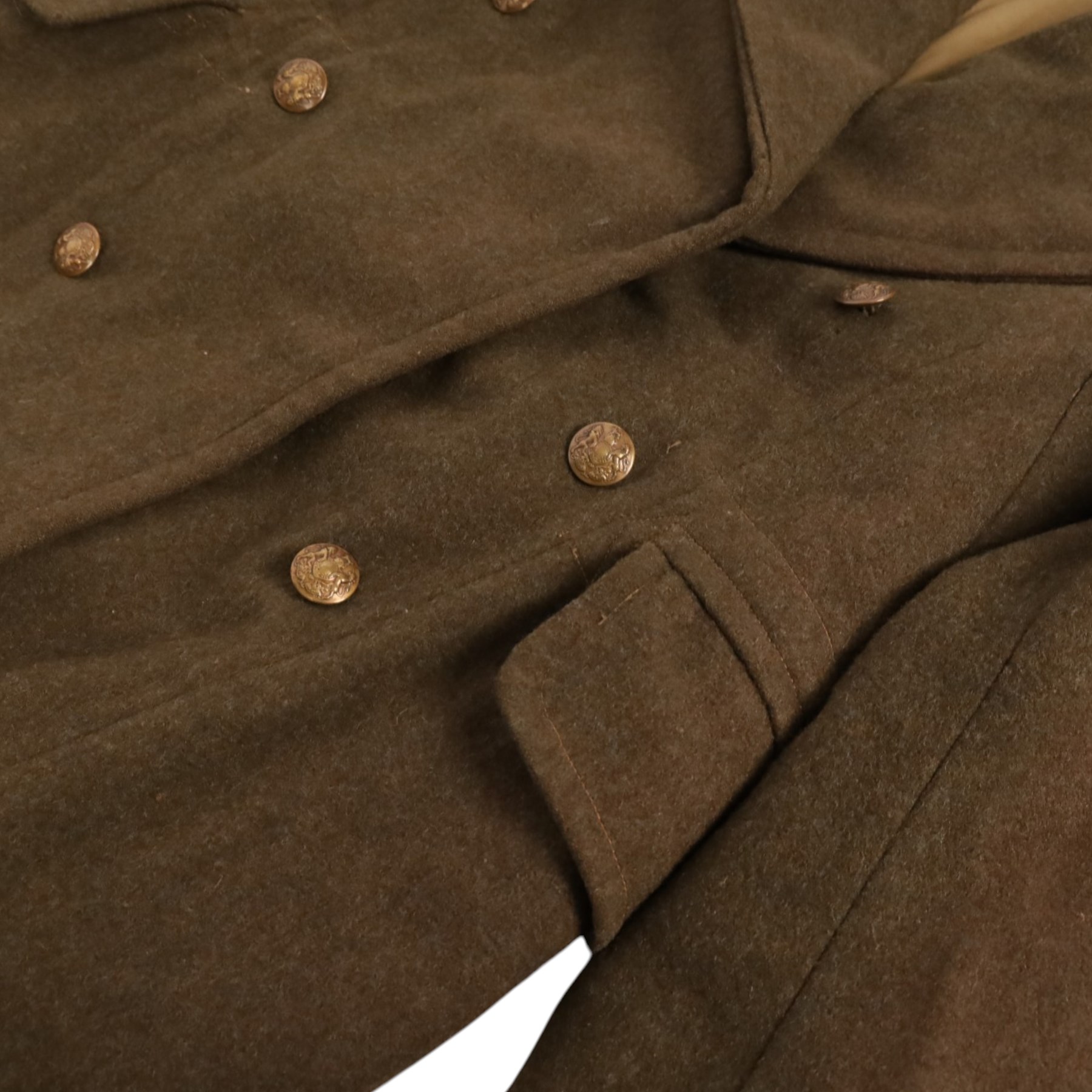 WWII British Army Great Coat, 1939 pattern, L120cm