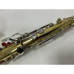 Lafleur by Boosey & Hawkes student tenor saxophone in fitted case with accessories, built in Czechoslovakia
 