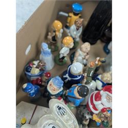 Wade figures, including Punch, RIP Judy, House of Brick, etc