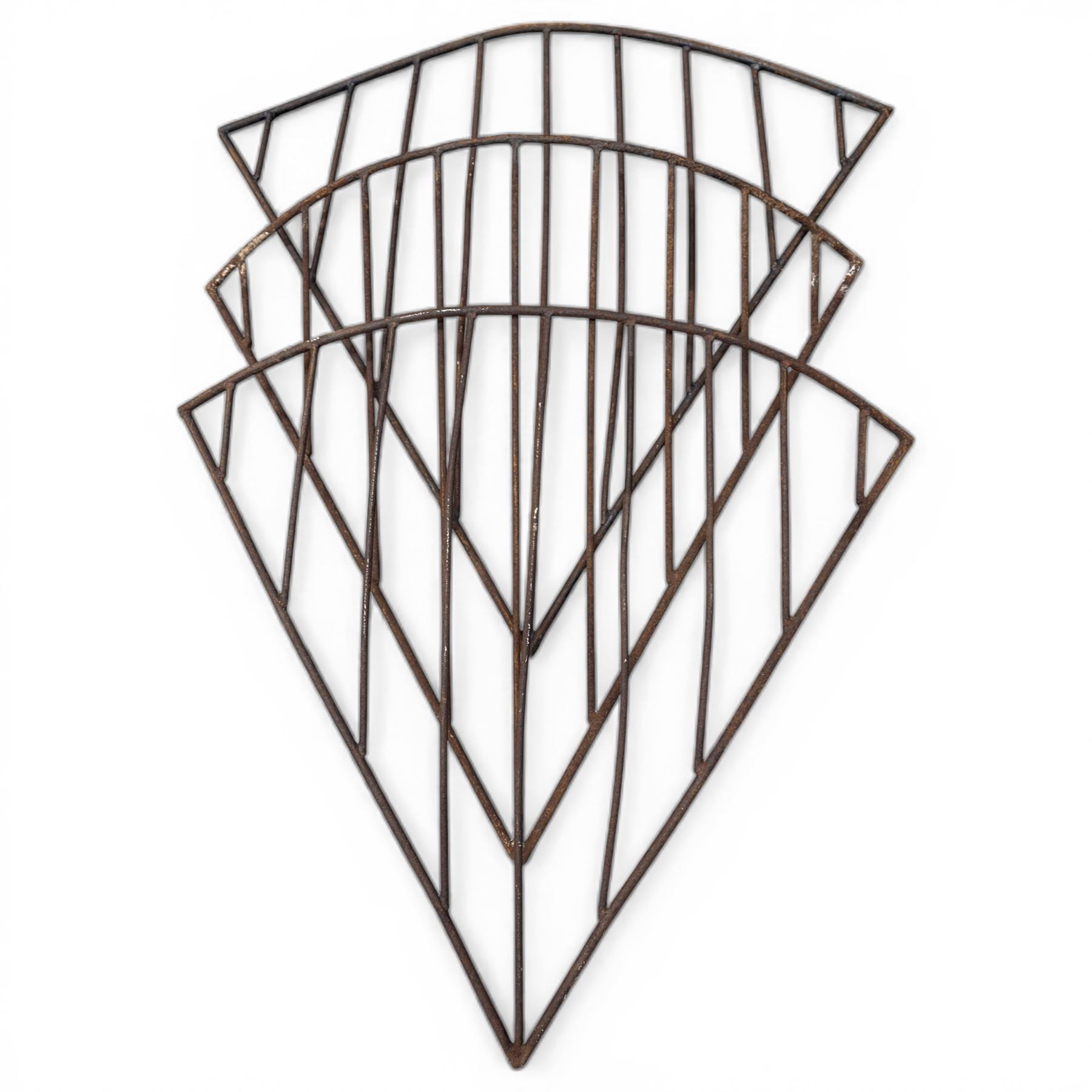 Three corner hay racks along with one normal rack