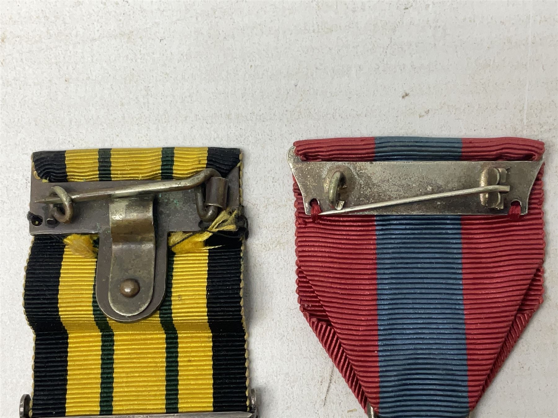 Elizabeth II Africa General Service Medal with Kenya clasp awarded to 22995278 Spr. D. Penrose R.E.; and Elizabeth II Imperial Service Medal awarded to George Henry Cox; both with ribbons (2)