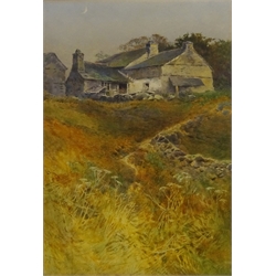  A lake District Cottage, watercolour signed by Arthur Tucker (British 1864-1929) 34cm x 24cm  
