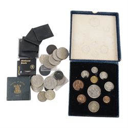 King George VI 1951 'Festival of Britain' ten coin proof set, crown to farthing, housed in...