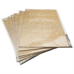 Pietro Annigoni OMRI (Italian 1910-1988): 'Venetian Impressions', set six monochrome lithographs on magnani paper signed and numbered in pencil with blindstamp, together with each original casing and text 50cm x 71cm (6) (unframed)