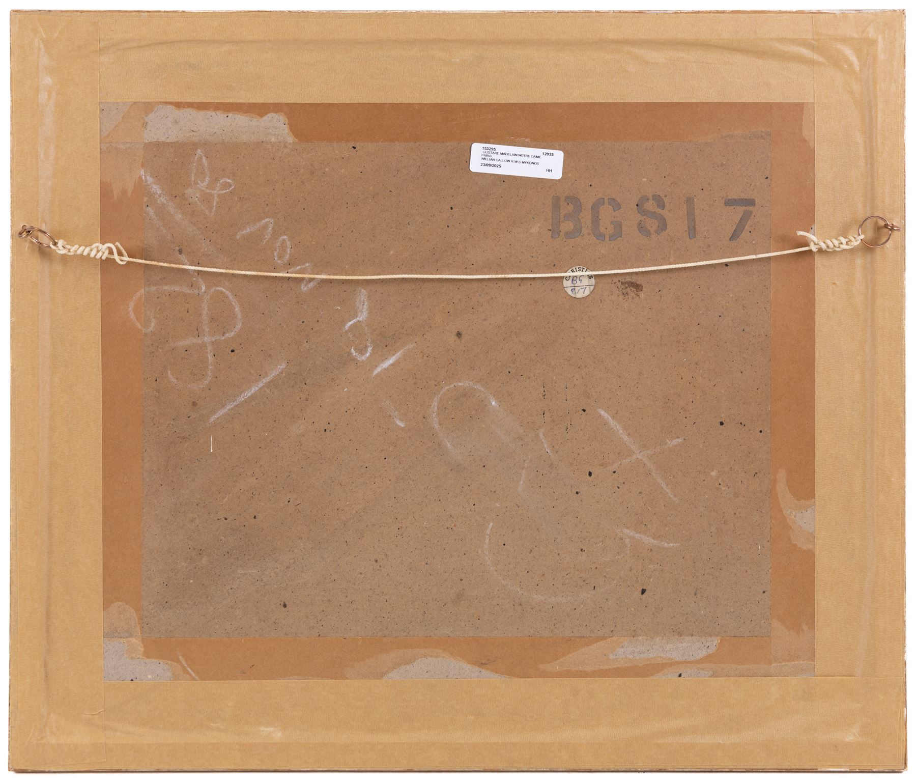 William Callow RWS (British 1812-1908): Boats at Mykonos - Greece, watercolour signed, Christie's label verso 24cm x 33cm