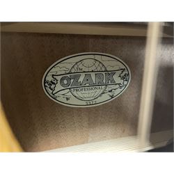 Ozark 'The Ozark Professional' tenor guitar, model no 3372, headstock stamped Ozark and with paper label to interior, in manufacturers hard case, guitar L82cm