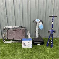 Various home exercise machines, vibrating machine, leg master and other - THIS LOT IS TO BE COLLECTED BY APPOINTMENT FROM DUGGLEBY STORAGE, GREAT HILL, EASTFIELD, SCARBOROUGH, YO11 3TX