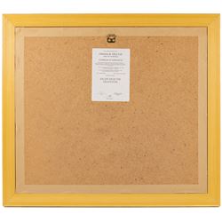 G.W. Hutchins: limited edition print 'Escape From The Death Star' signed by the artist, no. 95/650, framed with certificate of authenticity from Osbourne & Allen Ltd verso, artwork H30cm, W40cm