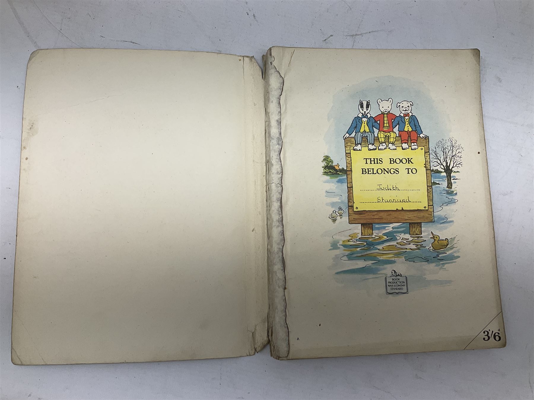 Collection of Vintage children's annuals, to include a number of Rupert the Bear examples dating from the 1940's, comprising 'The New Rupert Book' 1947, 'More Adventures of Rupert' 1947, 'A New Rupert Book' 1945, 'Rupert In More Adventures' 1944,  'More Rupert Adventures' 1943 and two examples of 'The Rupert Book' dated 1941 and 1948