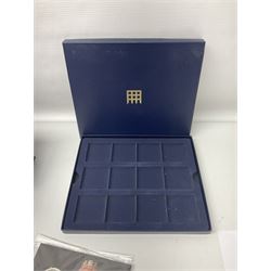 Mostly commemorative coins, including crowns, Queen Elizabeth II 2009 countdown to London 2012 five pound coin on card, 'The 2012 Diamond Jubilee' coin set in card folder, Cook Islands 2013 one dollar commemorating 'Coronation sixty years 1953 2013' etc