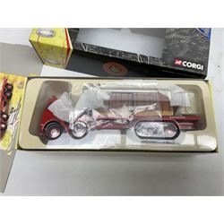 Collection of Corgi die-cast models including British Road Services, Scammell Crusader Sheeted Flat Trailer; CC12603 and five others, three London Brick models, together with various Corgi Classics models, all boxed (17)