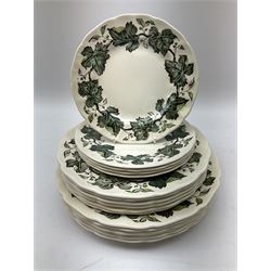 Johnson Bros Vintage pattern dinner wares, to include two tureen and covers, in one box 
