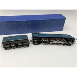Hornby Dublo - three-rail pre-war A4 Class 4-6-2 locomotive 'Sir Nigel Gresley' No.4498; in modern collector's blue box