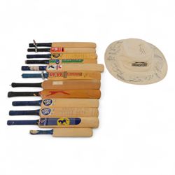 Signed International cricket memorabilia, comprising Alan Donald signed Kookaburra Command...