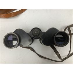 Ten cased pairs of binoculars, to include Ross London Steplux 7x50, Ross Solaross 16x60, Crescent zoom 7x- 12x50, Hilkinson 20x60,  Ross Stepnada 7x30,  Philo 10x50 etc