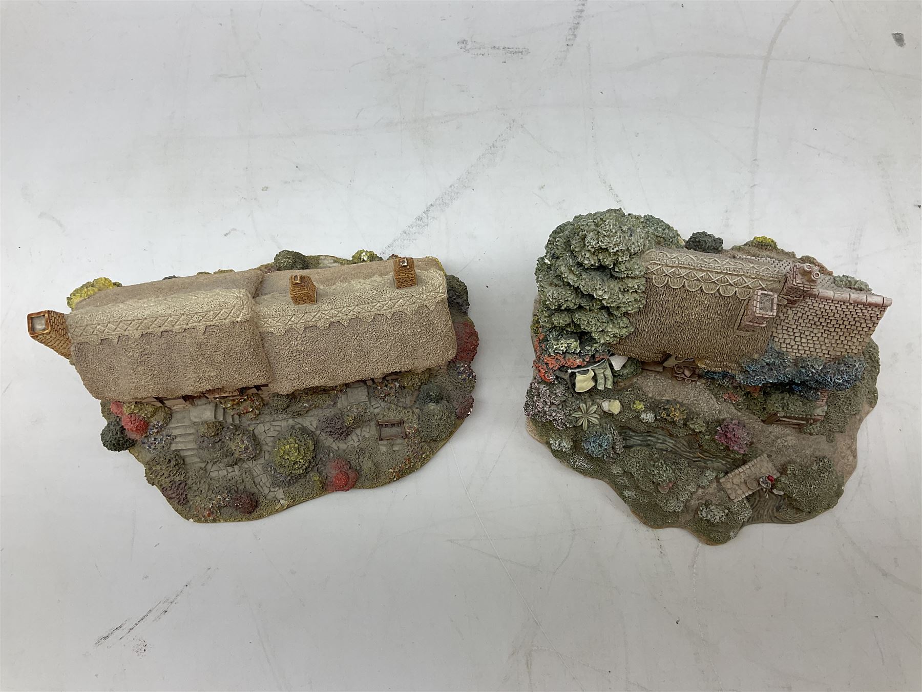 Five Lilliput Lane models comprising Bluebell Farm, Anne Hathaway 1989, Armada House, Green Gables and Summer Days, all boxed