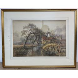 John C Syer (British 1844-1912): Landscapes, approximately twenty watercolours variously signed and titled, max 38cm x 58cm (qty)