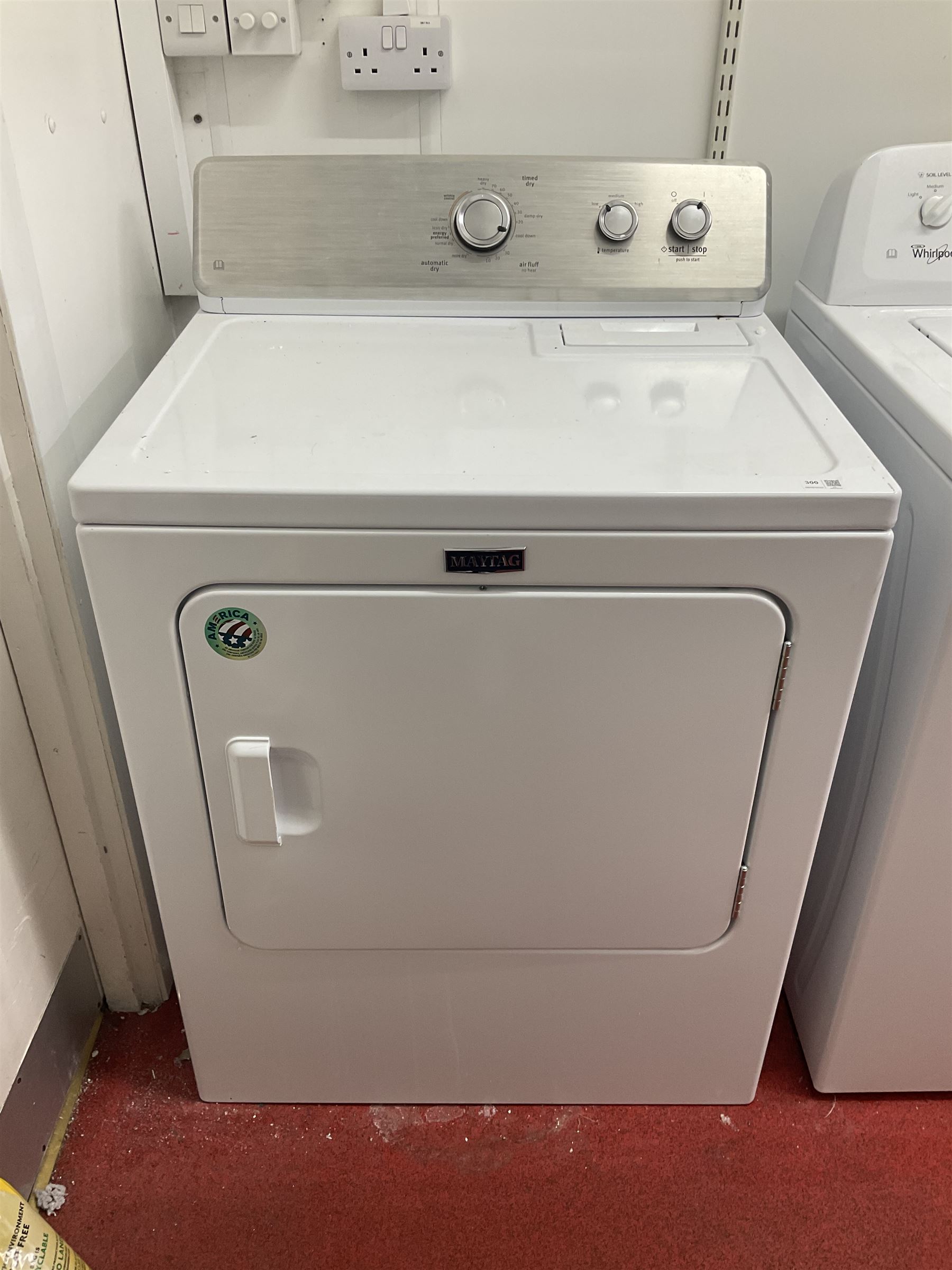Maytag 3LMEDC315FWO tumble dryer- LOT SUBJECT TO VAT ON THE HAMMER PRICE - To be collected by appointment from The Ambassador Hotel, 36-38 Esplanade, Scarborough YO11 2AY. ALL GOODS MUST BE REMOVED BY WEDNESDAY 15TH JUNE.