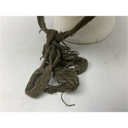 WW2 Japanese Army type 92 steel helmet with infantry star badge to centre, webbing liner and chin strap