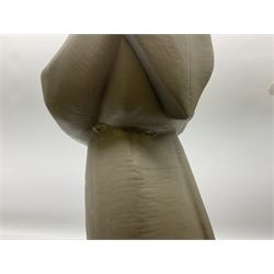 Three Lladro figures of nuns comprising Prayerful Moment no. 5500, Time to Sew no. 5501 and Two Nuns model no. 4611, together with figure of a monk no. 2060, and further Lladro bell figure