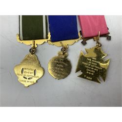 Masonic and similar jewels/medals to include Royal Antediluvian Order of Buffaloes, hallmarked, L.A Vallette Lodge No. 815, hallmarked, R.A.O.B Justice Truth Philanthropy, etc 