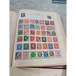 Great Britain and World stamps, 19th century and later, including Cape of Good Hope one penny red triangle, Germany, USA, etc, in one album and loose
