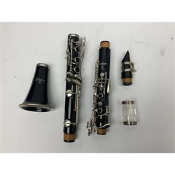 Selmer 1400 five-piece clarinet, serial no.1545185; cased
