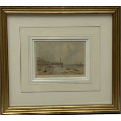 George Weatherill (British 1810-1890): 'On the Scar Whitby', watercolour titled unsigned 11cm x 15cm
Provenance: part of an important single owner Weatherill Family collection