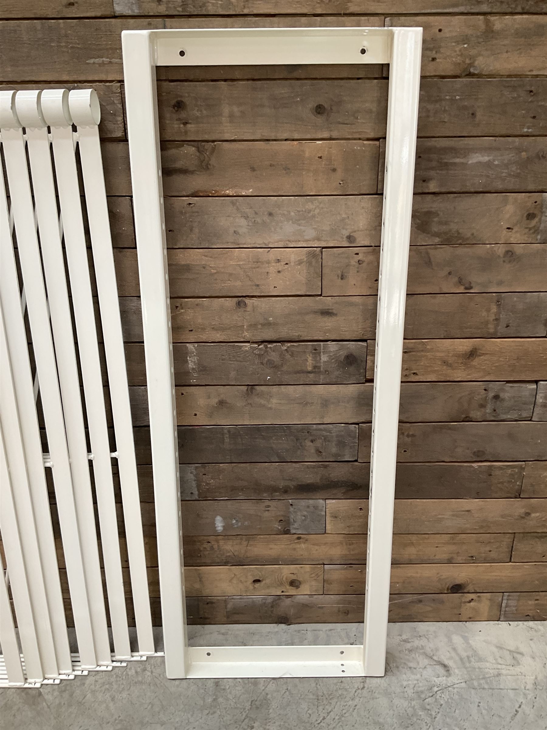 Commercial wall hanging rug display rack