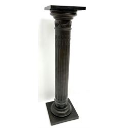 Composite classical style column jardiniere 