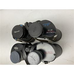 Eleven pairs of Swift binoculars, to include Greens 8x40, Saratoga 8x40, two pairs of Newport Mk II 10x50, Newport 10x50, Saratoga Mk II 8x40, Audubon 8.5x44, etc, 