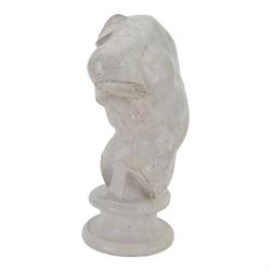 Grand Tour style composite model of a male torso, upon a socle base, with indistinct signature verso, H40,5cm