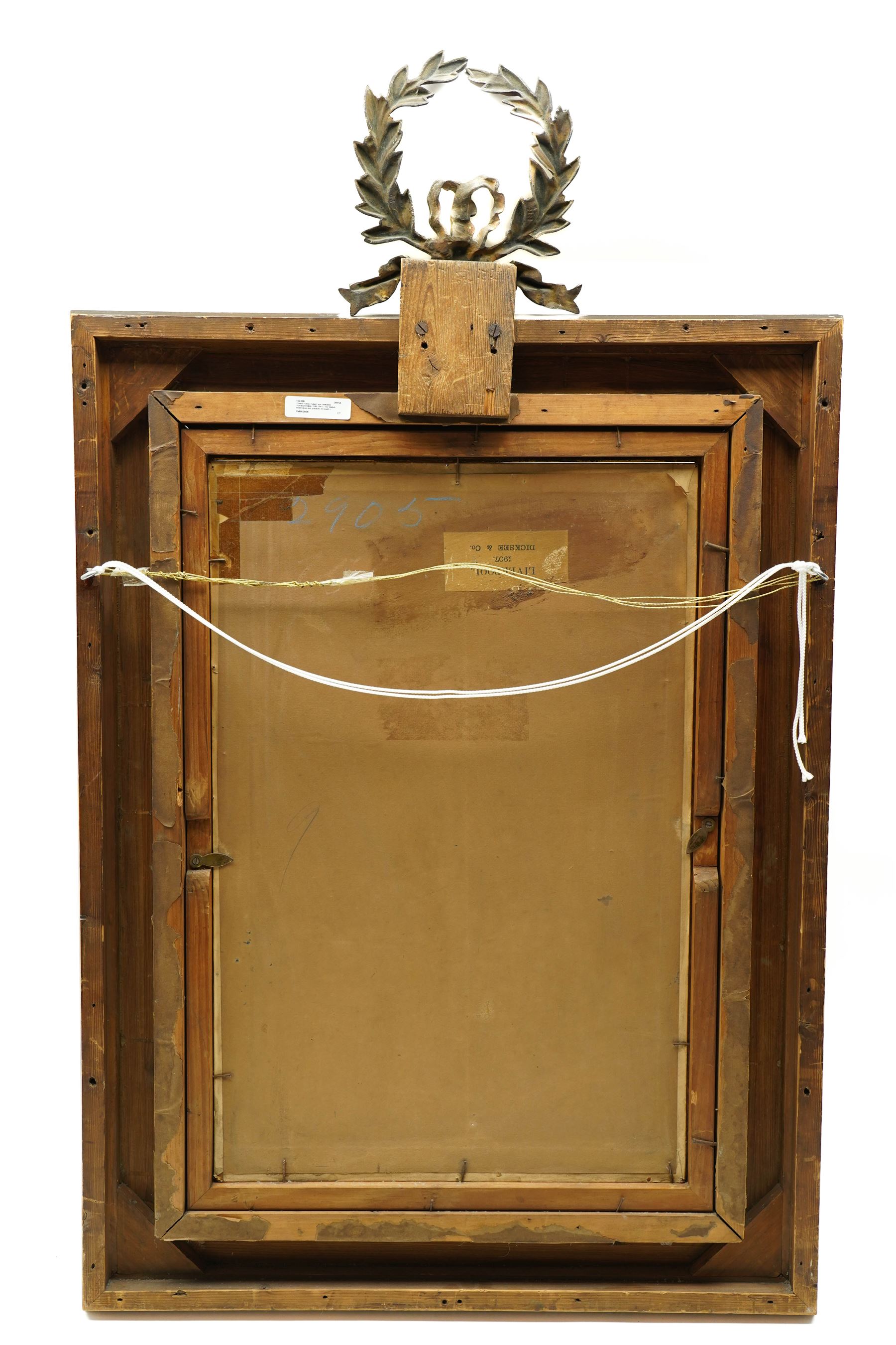 Hubert von Herkomer (Bavarian/British 1849-1941): The Poacher in the Marketplace - 'Valencia', watercolour and gouache signed inscribed and dated 1905, 62 x 40cm 
Provenance: Dicksee & Co., Liverpool, 1907.