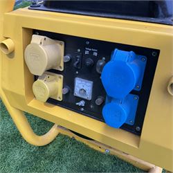 Briggs and Stratton Promax 6000A Generator, 10Hp, 15L fuel capacity, Weight: 82kg Socket Configuration - 1 x 230V/32A, 1 x 230V/16A, 1 x 115V/32A, 1 x 115V/16A
 - THIS LOT IS TO BE COLLECTED BY APPOINTMENT FROM DUGGLEBY STORAGE, GREAT HILL, EASTFIELD, SCARBOROUGH, YO11 3TX