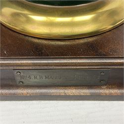 Aynsley twin handled racing cup and cover, to commemorate 'The Golden Jubilee of the Revival of The Yorkshire Cup', the handles inscribed '1927' and '1977', the green body painted by E. Woodhouse with Joe Childs up on Trimdon, the reverse with the winners, the domed cover with a Yorkshire rose finial, limited edition no. 4 of 50, on hexagonal wooden base with certificate, H34cm