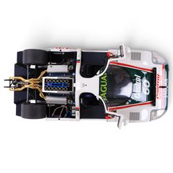 Motorbox Exoto Jaguar XJR-9 IMSA, in white, green and red Castrol livery #60, boxed