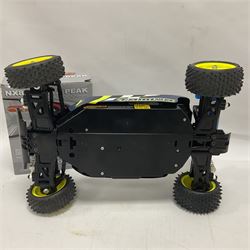 Tamiya - Plasma Edge II radio controlled car together with boxed NX86 Delta Peak AC/DC fast charger and Carson Reflex Stick Pro 3.1 Elektro Set