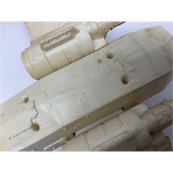 Star Wars - vintage vehicles comprising Rebel Armoured Snowspeeder and Tri-pod Laser Cannon; both boxed; Rebel Transport with 3 3/4