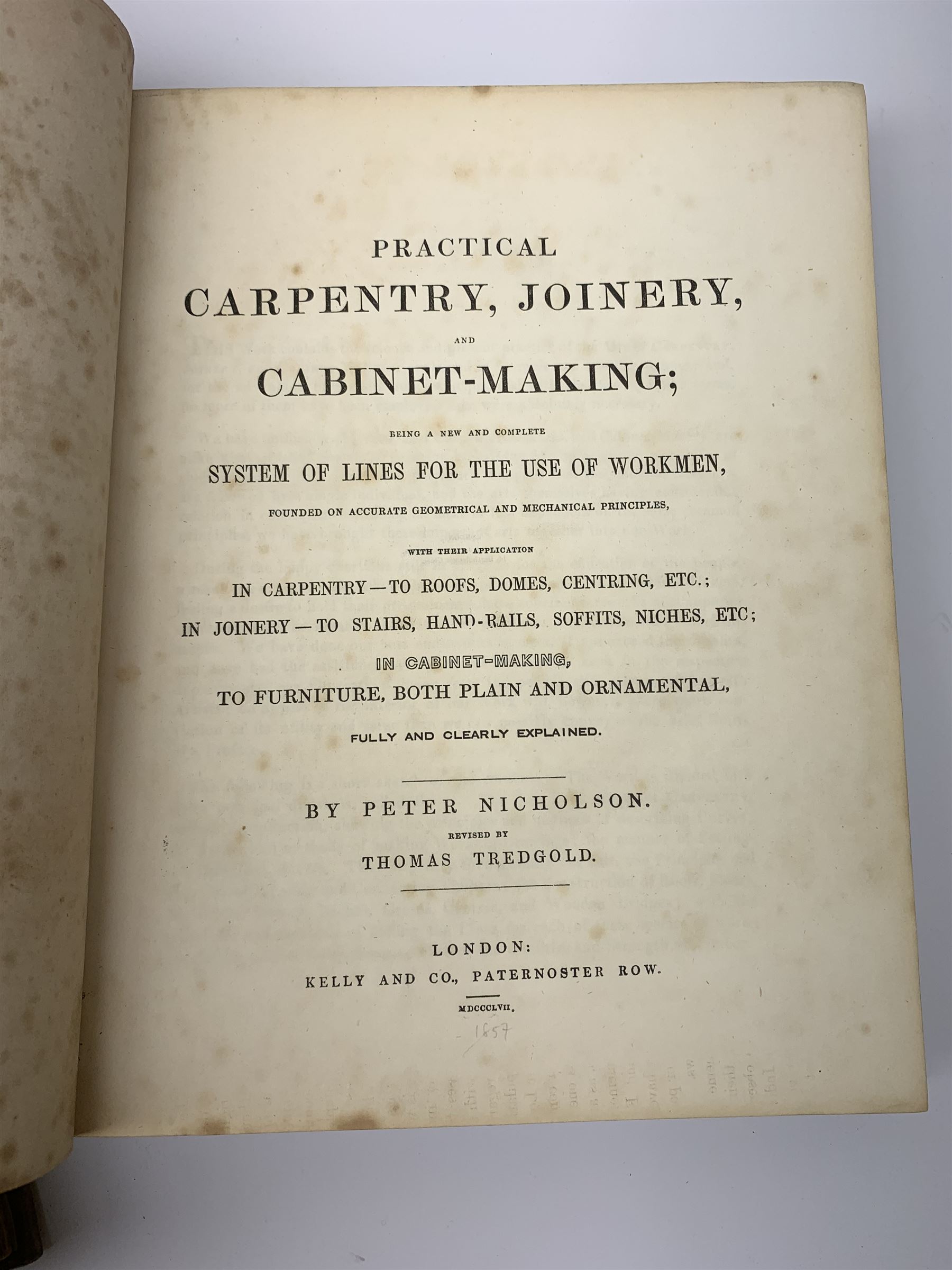 Newlands James The Carpenter and Joiner's Assistant being a