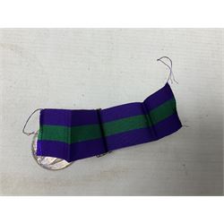 George VI General Service Medal with Malaya clasp awarded to 21126578 Fus. J. Kelly R. Innisks.; with ribbon