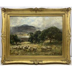 Owen Bowen (Staithes Group 1873-1967): Herding Sheep in the Lake District, oil on canvas signed and dated '08, 45cm x 60cm 
Notes: an early, exhibition-quality example of the artist's work.