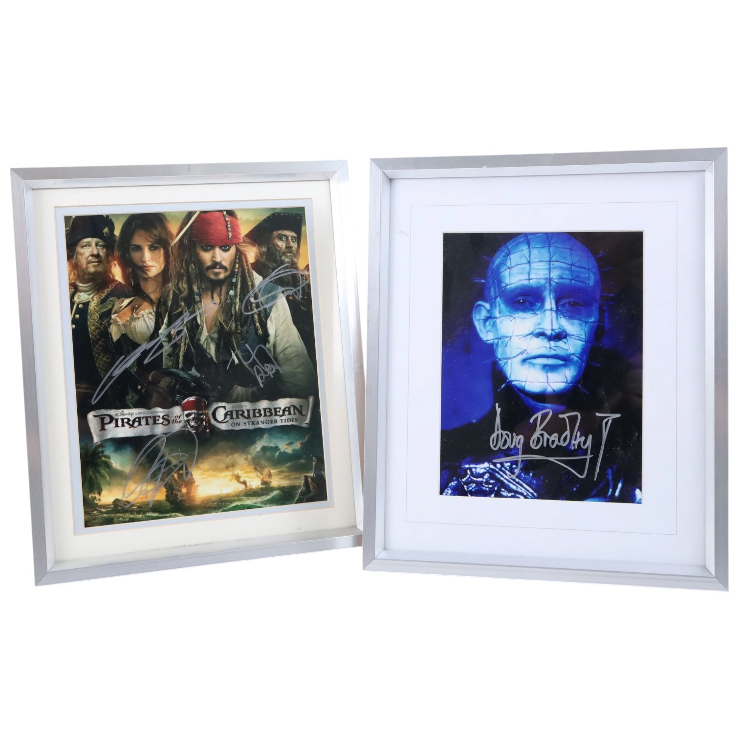 Collection of film related prints, all with spurious cast signatures, including Home Alone, Ghost Rider, Pirates of the Caribbean etc