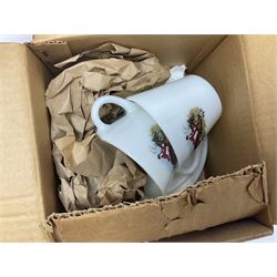 Ringtons Tally Ho pattern Pyrex tea wares, in original box, together with other Ringtons ceramics and other tea wares