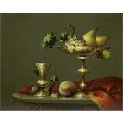 Jozsef Molnar (Hungarian 1939-): Still L