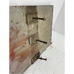 North Eastern Railway cast iron Public Railway sign, H60cm, L91cm