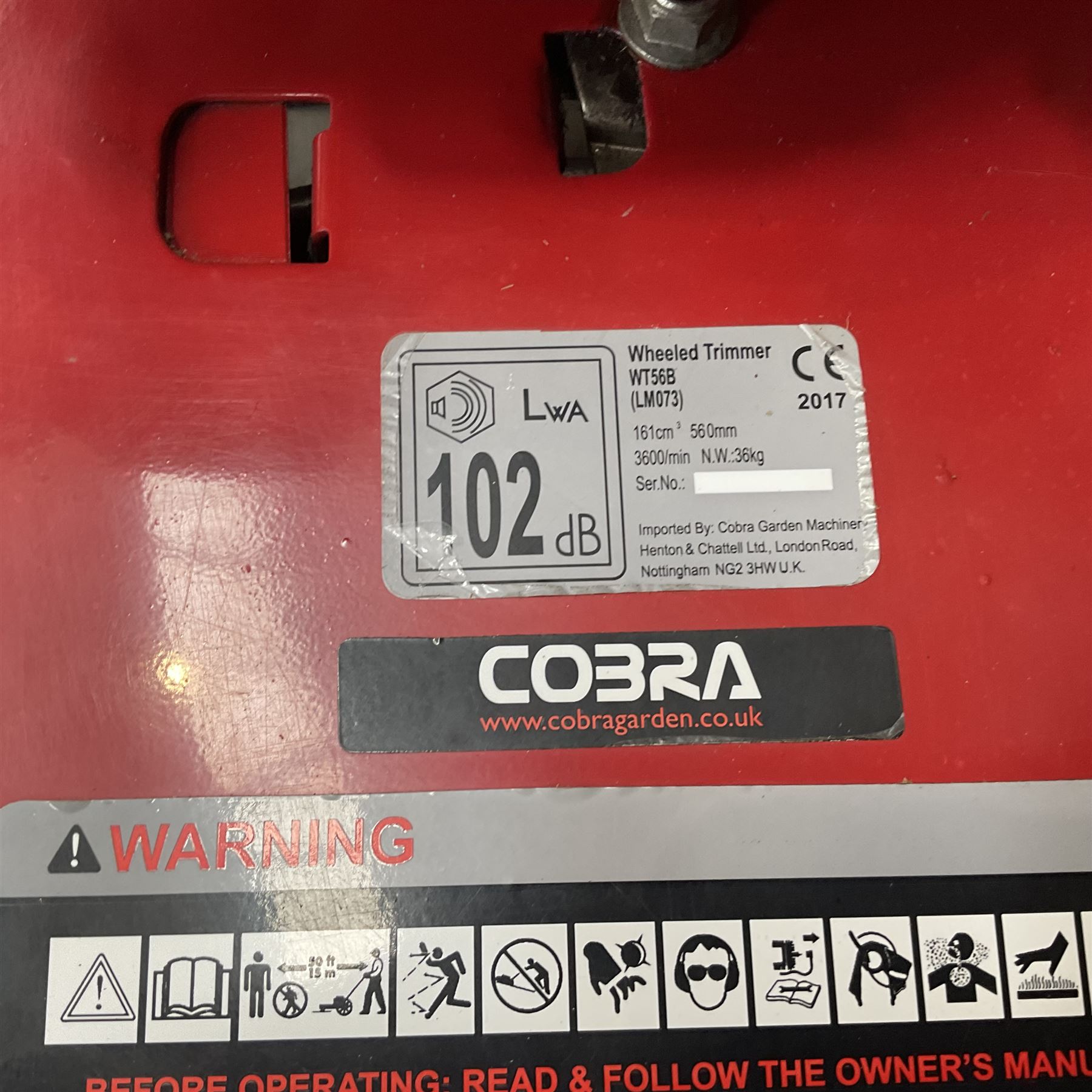 Cobra Briggs & Stratton WT56B wheeled trimmer